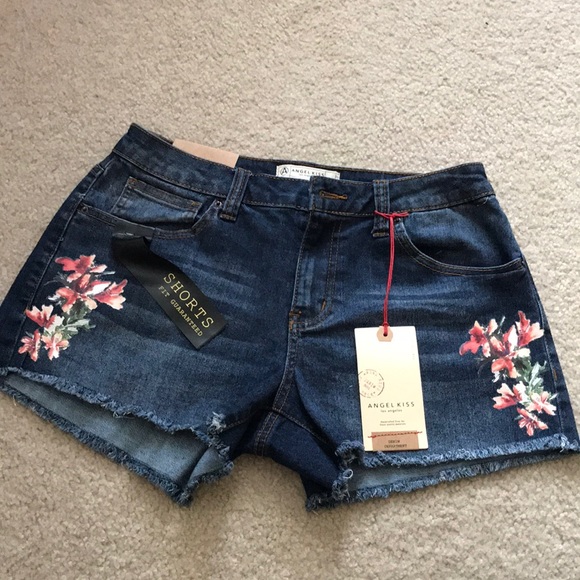 angel kiss denim collection shorts